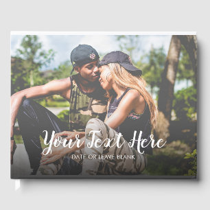 Visitas Livro de Convidados de Foto do Dia de Casamento Pe