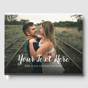 Visitas Livro de Convidados de Foto do Dia de Casamento Pe