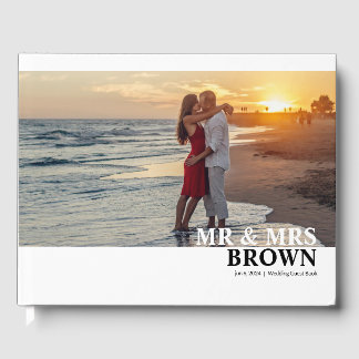Visitas Livro de Convidados de Foto Personalizada do Tipo 