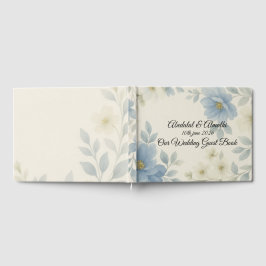 Visitas Livro de Convidados do Casamento do Flor Azul - Pe