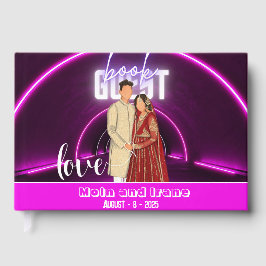 Visitas Livro de Convidados do Casamento Moderno