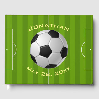 Visitas Livro de convidados do Design de futebol