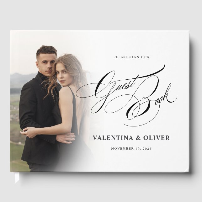 Visitas Livro de Convidados do Elegant Wedding (Frente)