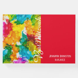 Visitas Livro de Convidados do Partido Mitzvah, do Bat ou 