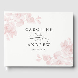 Visitas Livro de convidados do rosa do jardim de vindima