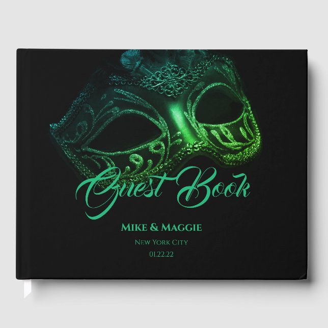 Visitas Livro de Convidados Elegante da Noite (Frente)