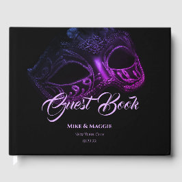 Visitas Livro de Convidados Elegante da Noite