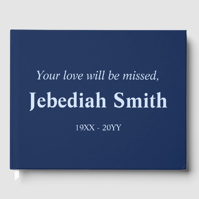 Visitas Livro de Convidados Memorial Mínimo e Feliz (Frente)