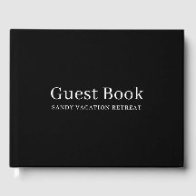 Livro de Convidados para Aluguer Moderno de Férias