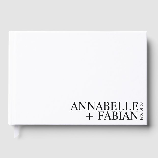 Visitas Livro de Convidados Personalizado, Gue de Casament (Frente)