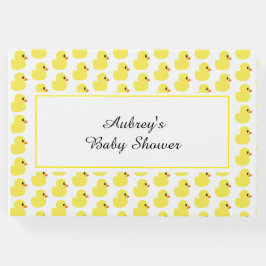 Visitas Livro de convidados "Rubber Ducky"