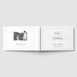 Visitas Livro de Convidados sobre Casamentos Monogramados 