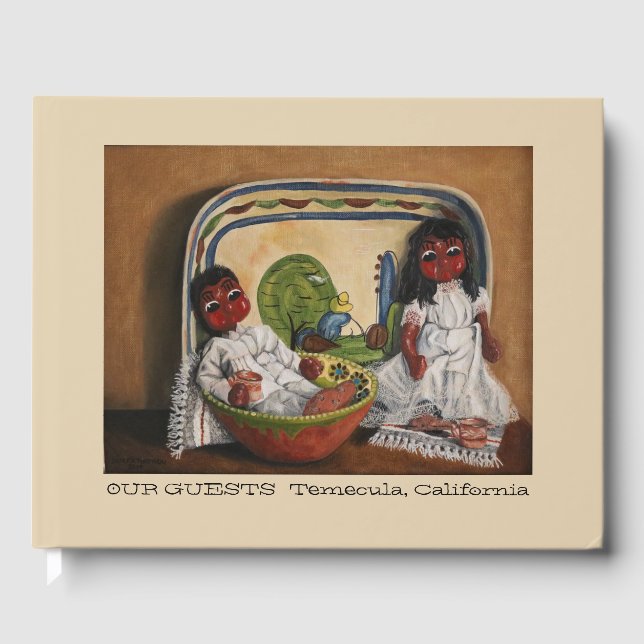 Visitas Livro de Guestbook Temecula Livro de convidados bo (Frente)