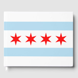 Visitas Livro de hóspedes da bandeira de Chicago
