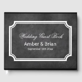 Visitas Livro de hóspedes do quadro negro personalizado