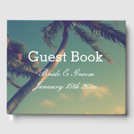 Visitas Livro de hóspedes elegante para casamento íntimo n