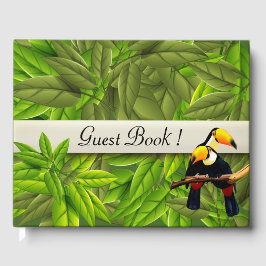 Visitas Livro de Hóspedes Personalizado de Aves Exóticas