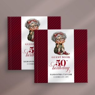 Visitas Livro de Humor de Desenho Animado para Senhora Eng