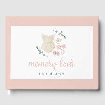 Livro de Memória do Chá de fraldas de Saída Boho V