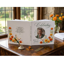 Visitas Livro de Memórias para Convidados de Funeral com F