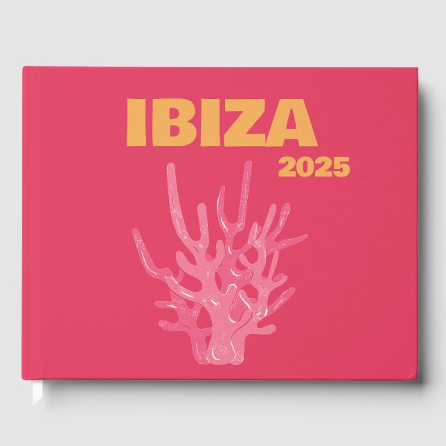Visitas Livro de mesa de centro de viagem de Ibiza (Frente)