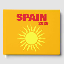 Livro de mesa de centro de viagem pela Espanha