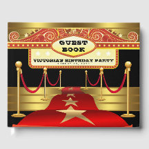 Livro de Presenças para Festa de Aniversário de Ho