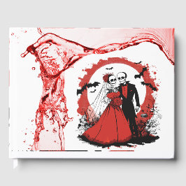 Visitas Livro de Presentes de Casamento de Halloween