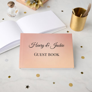 Visitas Livro de Presentes de Casamento Personalizado