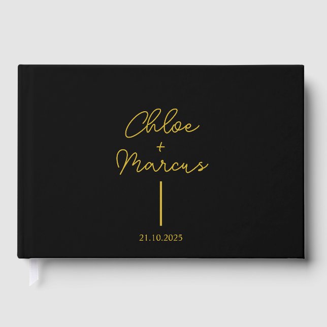 Visitas Livro de Presentes de Casamento Personalizado , Co (Frente)
