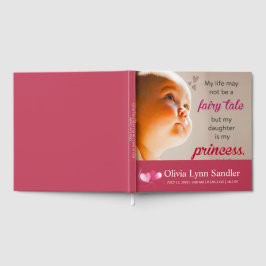 Visitas Livro de Registro de Anúncio de Bebê Menina | Pers