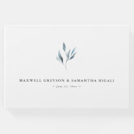 Visitas Livro de Registro de Casamento Botânica Azul Desbo