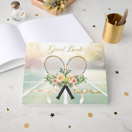 Visitas Livro de Registro de Casamento de Tênis – Racket F