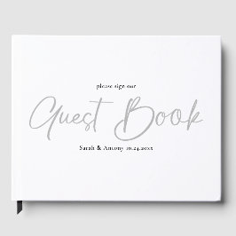 Visitas Livro de Registro de Casamento Personalizado Minim