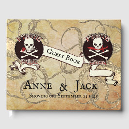 Visitas Livro de Registro de Convidados de Casamento Pirat