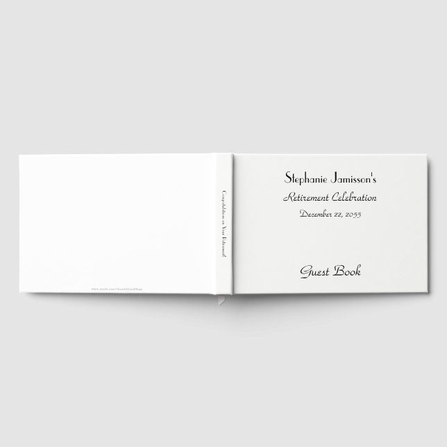 Visitas Livro de Registro de Convidados para Festa de Apos (Completo)