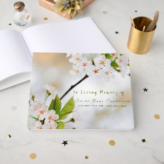Visitas Livro de Registro de Convidados para Funeral de Fl