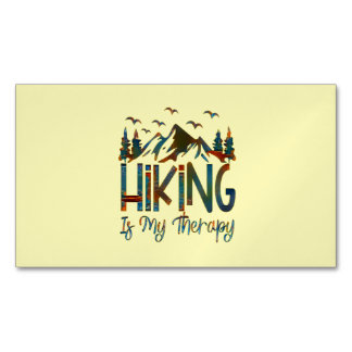 Visitas Magnético Caminhar É A Minha Terapia, Engraçada Cartão de vi