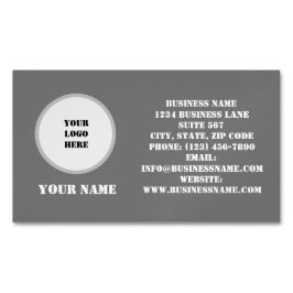 Visitas Magnético Cartão de logotipo comercial personalizável