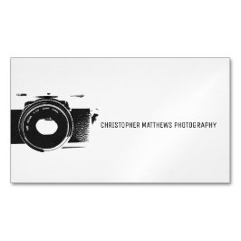 Visitas Magnético cartão de visita de fotografia