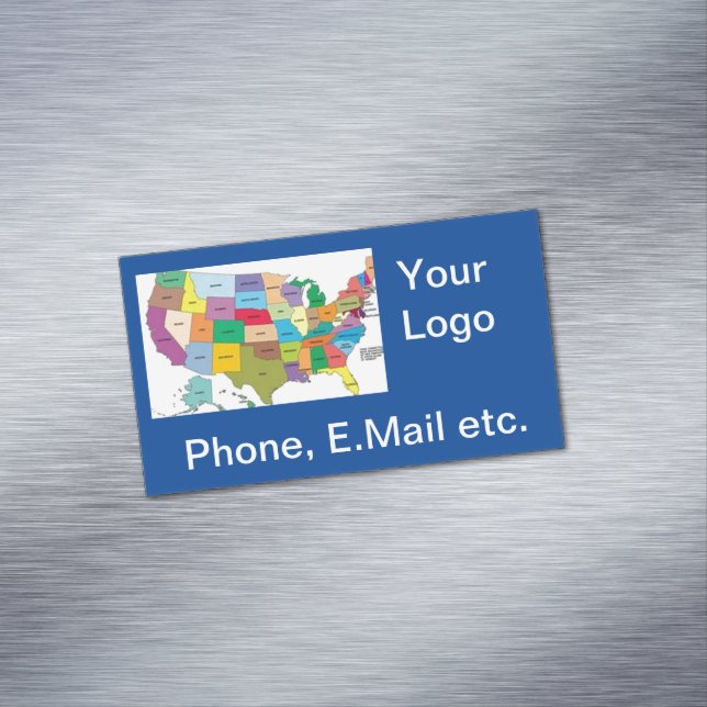 Visitas Magnético Cartão de visita Magnet (Posição Original)