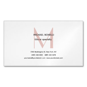 Visitas Magnético Cartão de visita minimalista profissional