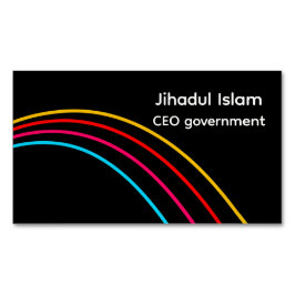 Visitas Magnético Cartão de visita profissional moderno personalizad