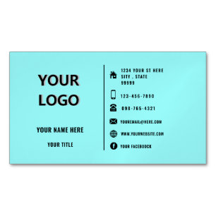 Visitas Magnético Design o seu próprio Cartão de visita com o logoti
