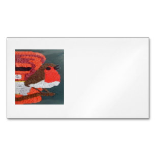 Visitas Magnético Dotty Robin Magnet Mini Cartão de visita