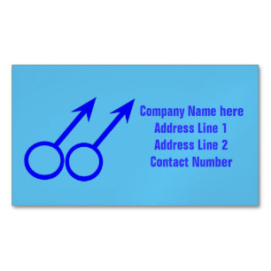 Visitas Magnético Gay Amplia Cartão de visita de Magnets personaliza