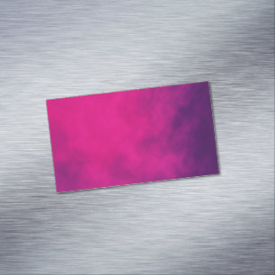 Visitas Magnético Magenta Cartão de visita Roxo - Personalizável