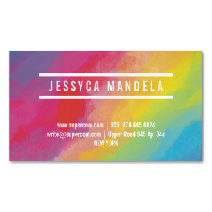 Visitas Magnético Magnet de Cartão de visita de Arte Moderno Stylist