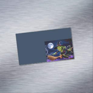 Visitas Magnético Magnet de Cartão de visita de Retorno de Halloween