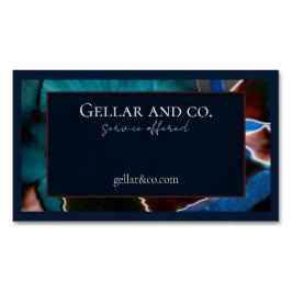 Visitas Magnético Magnet Floral Cartão de visita moderno